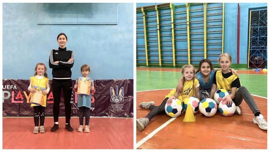 У Тернополі футбол грають навіть 5-річні дівчатка