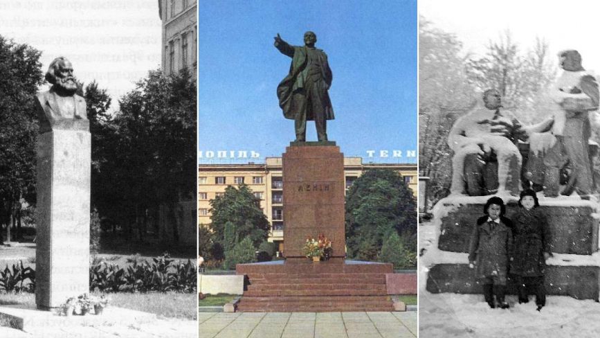 У місті були пам’ятники кривавим вождям та мілітаризму: як виглядав Тернопіль до декомунізації