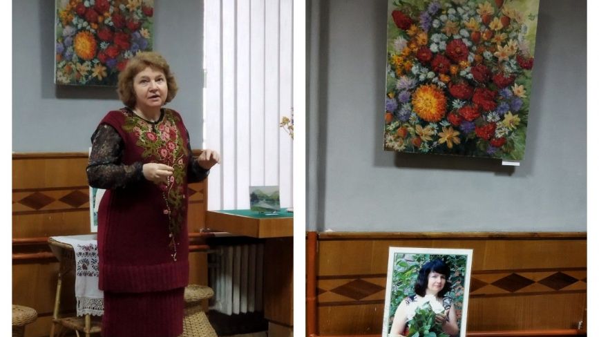 У Почаєві презентували художню виставку мисткині з Київщини