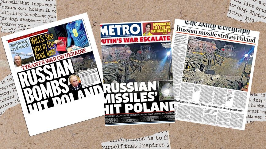 Є загроза ескалації війни в Україні у зв'язку з ракетним ударом по Польщі: шо пише британська преса