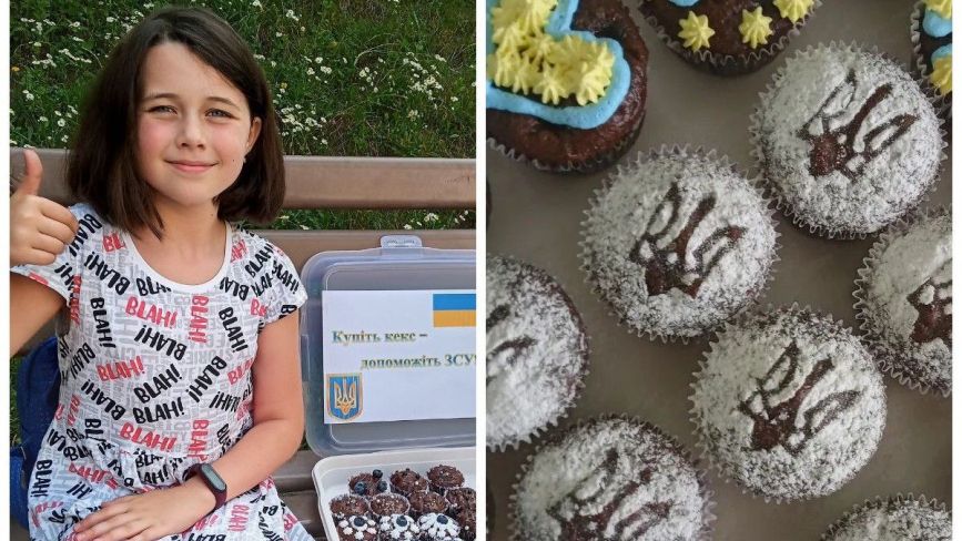 Купи кекс — допоможи ЗСУ: як юна тернополянка допомагає захисникам України