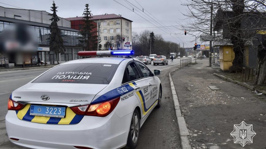 Патрульні визначили вулицю в Тернополі, де сталося найбільше аварій з пішоходами