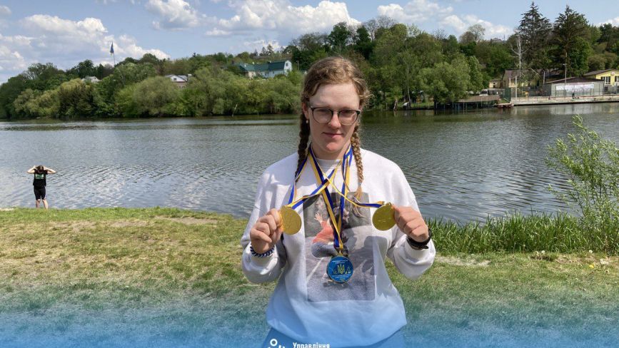 Студентка ЗУНУ Дарія Довбня здобула три «золота» у веслуванні