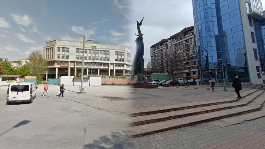 Як змінилась площа Героїв Євромайдану за 8 років: відтворили фото з одного ракурсу