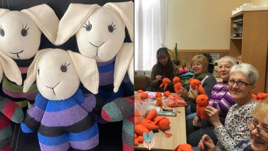 Бабусині зайці: чортків'янки "срібного віку" шиють іграшки, щоб підтримати дітей війни