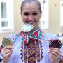 Тернопільська гімнастка Анастасія Бачинська завоювала «золото», «срібло» та «бронзу» в Угорщині