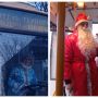 За кермом — Снігурка, у салоні — Дід Мороз. Тернополян потішив новорічний тролейбус (ФОТО ДНЯ)