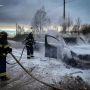 Через аварію у Кременці горіло авто, на місці працювали рятувальники