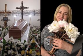 Прощаються із працівницею департаменту соцзахисту Галиною Мацьків. Моляться за душі її доньки та онуки