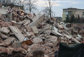 У Тернополі знесли будинок на Стуса, пошкоджений ракетним ударом