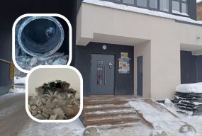 У елітній новобудові на Торговиці замерзли вода і каналізація. Хто має вирішити проблему