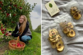 Бізнес зі смаком дитинства: переселенка з Ірпеня розповіла про відкриття виробництва яблучних чипсів у Збаражі