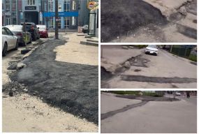 На Медовій «зліпили пандус з асфальту»: чия це робота і коли її виправлять