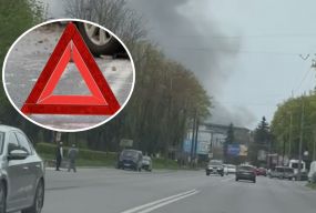 Через ліквідацію наслідків атаки змінили рух транспорту