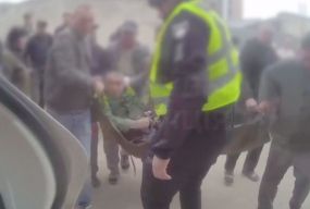 Показали відео, як допомагали пораненим під час атаки дронів у Тернополі