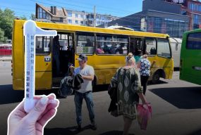 До понад 32 градусів у салоні: журналісти перевірили, яка температура у маршрутках і тролейбусах Тернополя