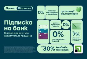 До 1000 грн економії на місяць або Як працюють нові «Підписки» ПриватБанку (новини компаній)