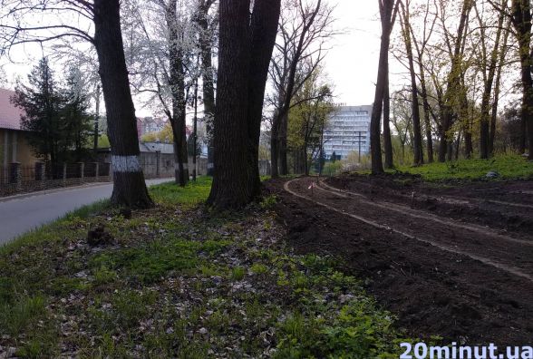 У парку “Загребелля” роблять велодоріжку