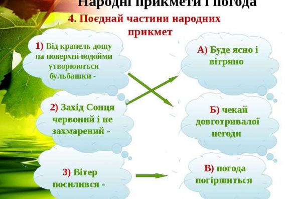 Чи знаєте ви, як можна самостійно прогнозувати погоду? (тест)