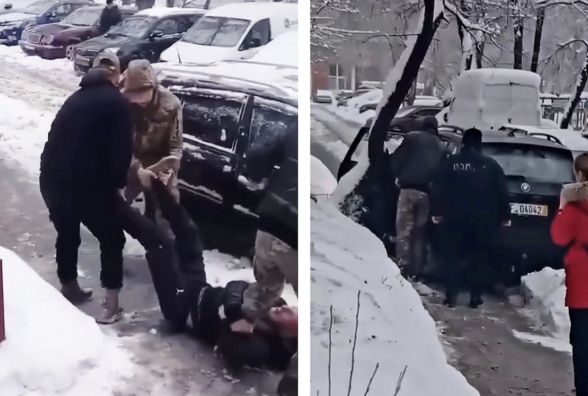 Тягнули за ноги по асфальту до авто. Тернополяни обурені силовою мобілізацією, діями ТЦК і поліції