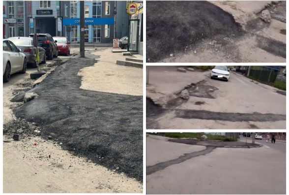 На Медовій «зліпили пандус з асфальту»: чия це робота і коли її виправлять