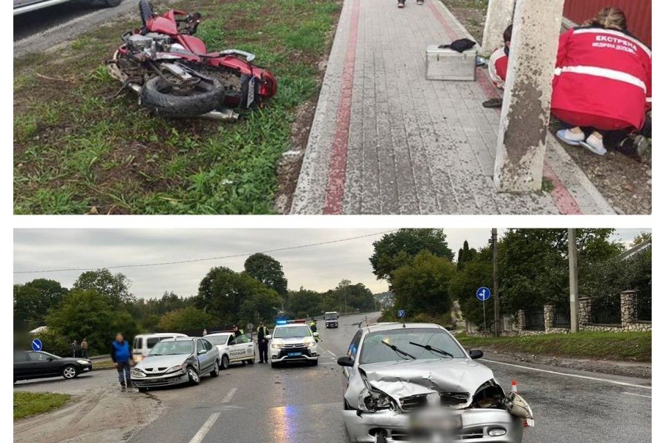 За минулу добу в аваріях на дорогах Тернопільщини постраждали четверо людей