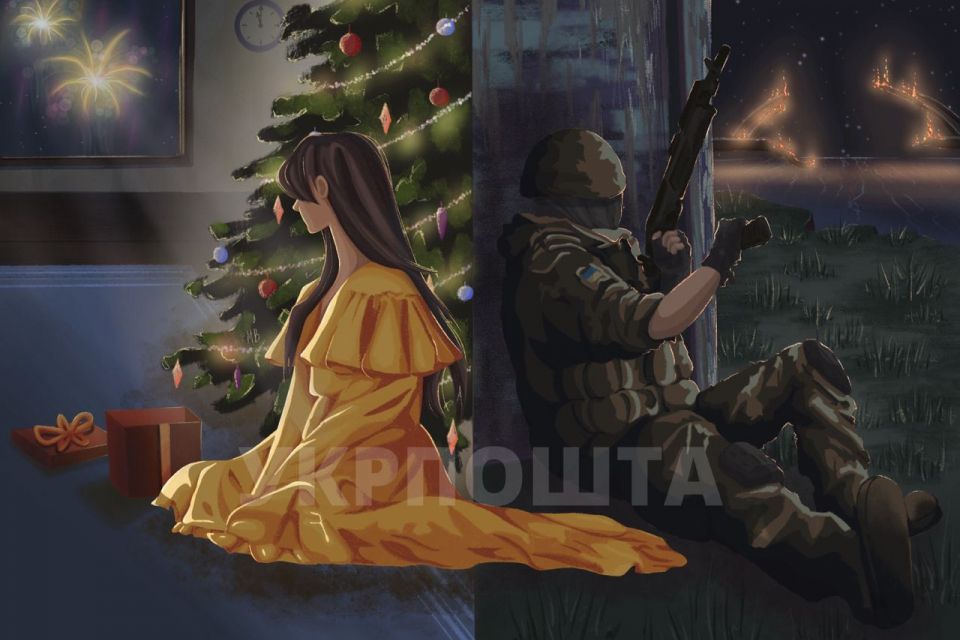 «Укрпошта» випустила марку, присвячену новорічним святам у часі війни (ОПИТУВАННЯ)