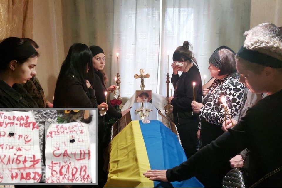 Я хочу, аби цього виродка покарали. У Кременці на могилі Героя пошкодили прапор та залишили записку