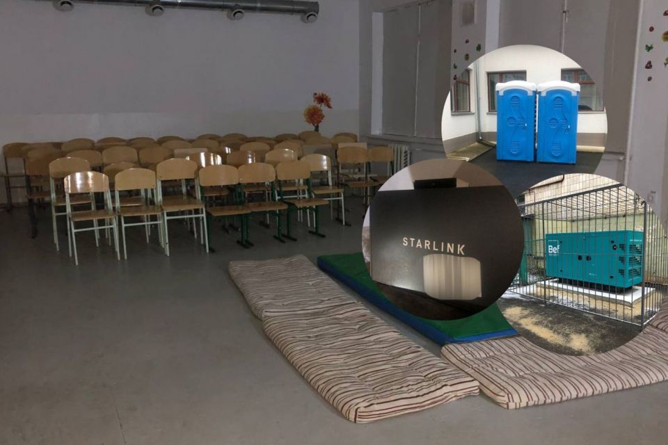 Є біотуалети, каремати і польова кухня. Ми перевірили пункти масового проживання у школах