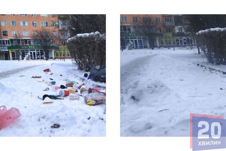 Чи прибрали сміття у Сквері Миру – ми перевірили (ФОТО ДНЯ)