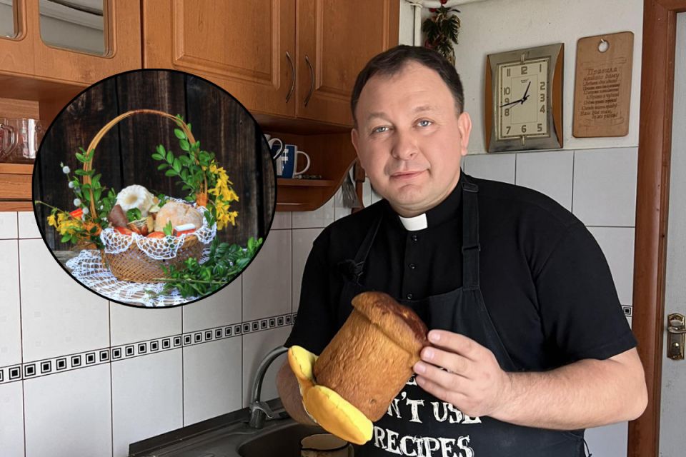 Що класти у кошик і що робити з пасками, які не з'їли, розповідає отець Філюк