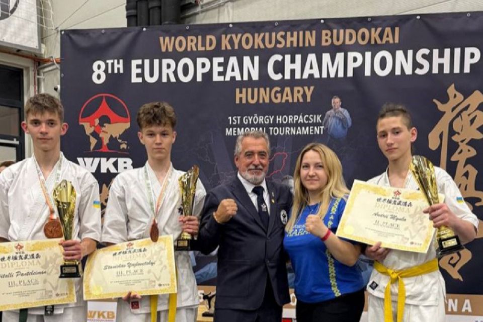 Тернопільські каратисти здобули медалі на Чемпіонаті Європи з World kyokushin karate