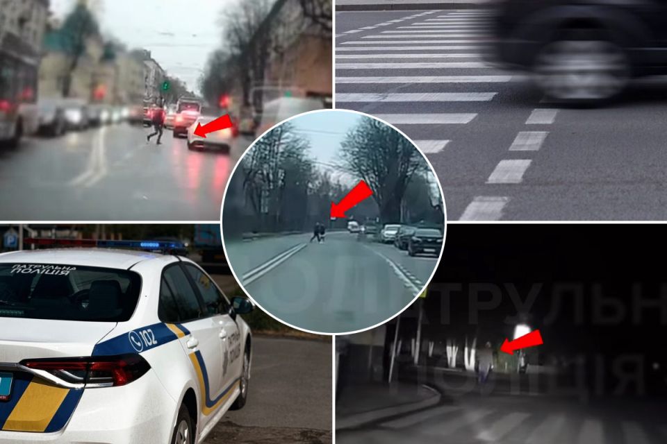 Удень та вночі перебігають дорогу в заборонених місцях: патрульні показали відео порушників