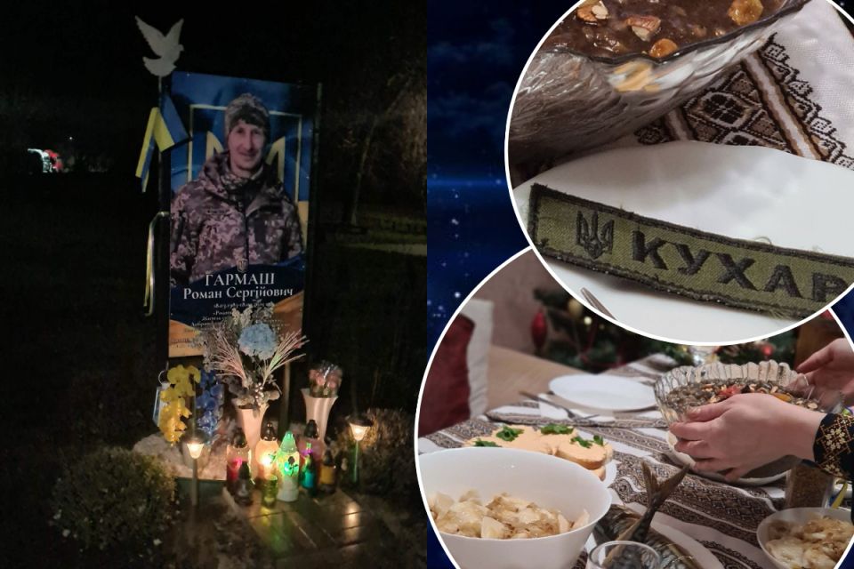 На столі кладуть шеврон і вірять, що Вифлеємська зоря тепер горить з особливою теплотою з неба