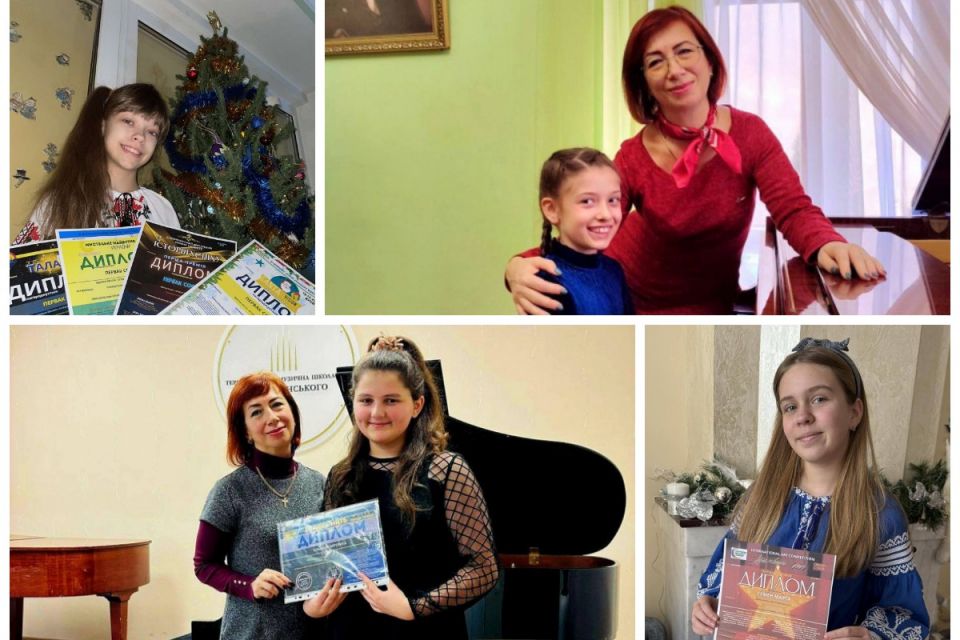 Юні піаністи з Тернополя здобули перемоги у міжнародних та всеукраїнських конкурсах