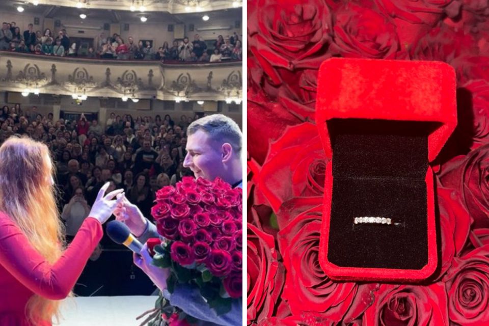 Вона сказала «Так»: тернополянин освідчився коханій на сцені Драмтеатру