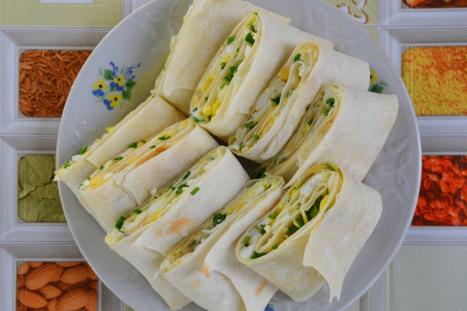 Готуємо сніданок з лаваша