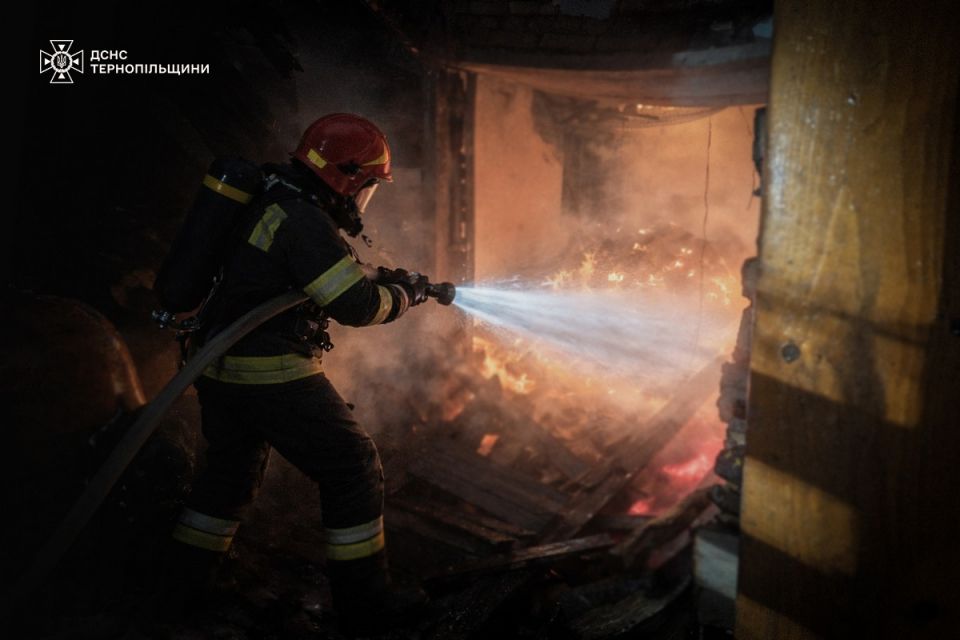 У Більче-Золотецькій громаді горів будинок