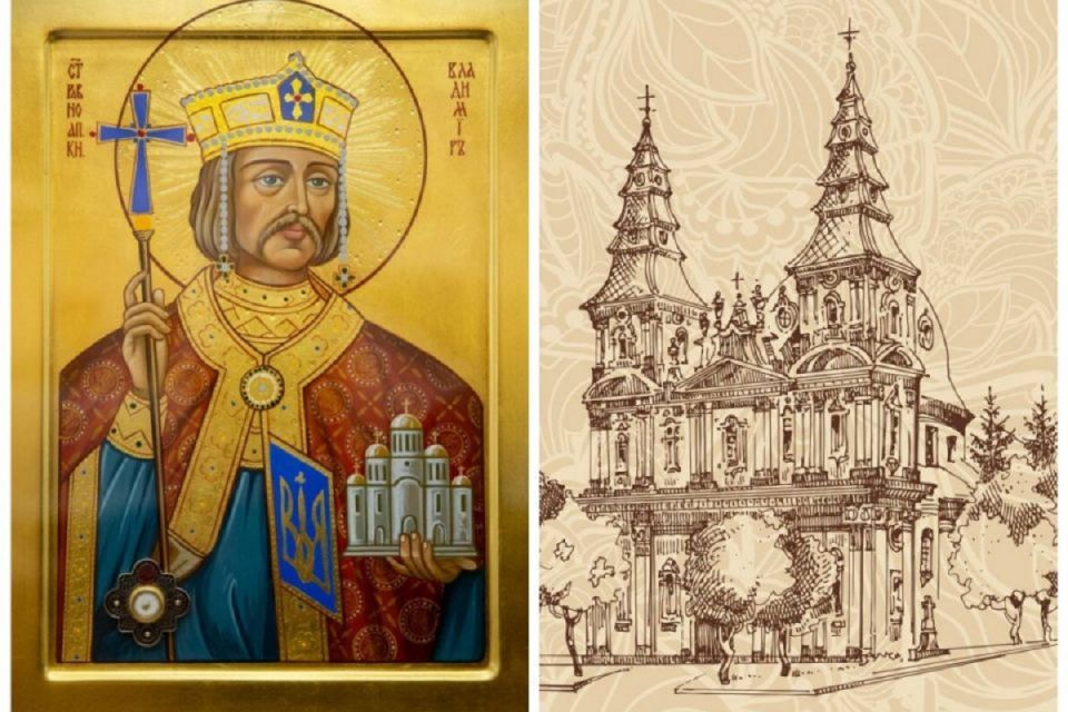 У Катедрі молитимуться до ікони з мощами святого Володимира Великого