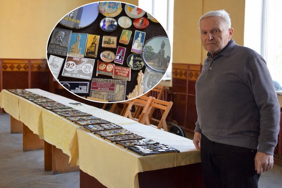 Вчитель-чортків'янин показав унікальну колекцію значків на шевченківську тематику