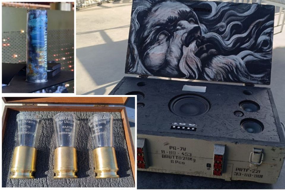 Колонка спецпідрозділу «Сафарі», гільзи й картини: у Тернополі провели аукціон «Надійний тил»