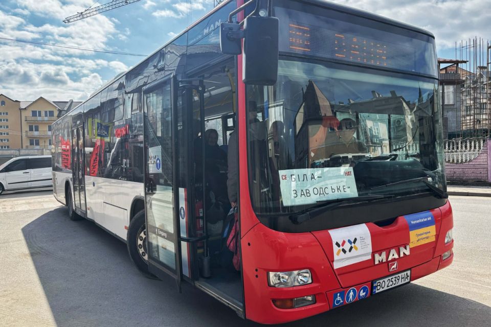 Новий автобусний маршрут запрацював у Чортківський громаді