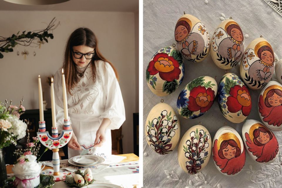 Традиції, що оживають у фарбах і дереві: як Ірина Киба з Копичинців створює підсвічники та декор