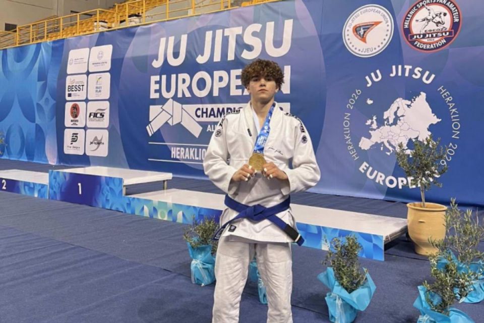 Тернополянин Олександр Чебанов — чемпіон Європи з джиу-джитсу