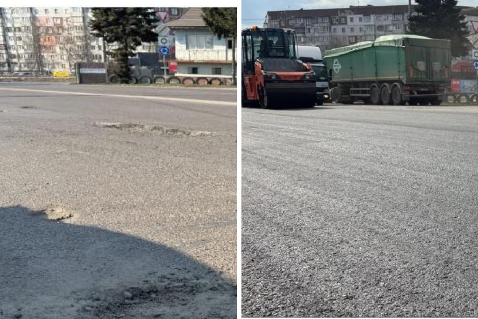 Як відремонтували дорогу М-19 неподалік Тернополя: фото до та після