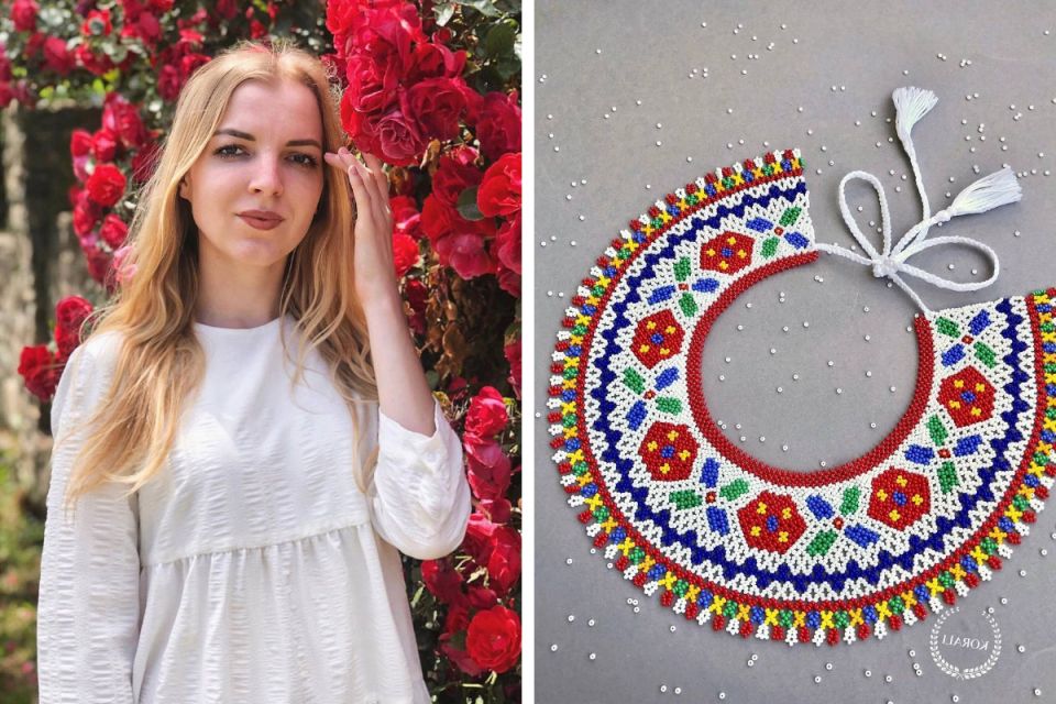 У бісеринках — цілий світ: як тернополянка Діана Шрамов’ят відроджує традиційні прикраси