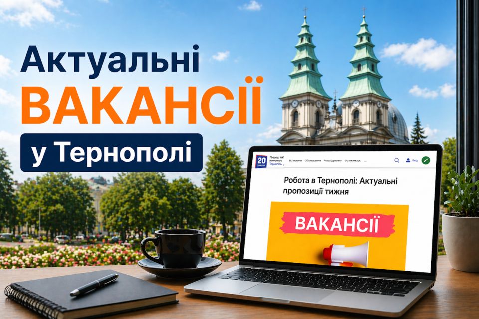 Робота в Тернополі: Актуальні пропозиції тижня (оновлено 22 квітня)