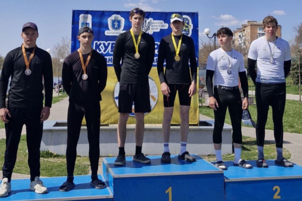 Тернопільські веслувальники здобули призові місця на Кубку України та Всеукраїнських змаганнях