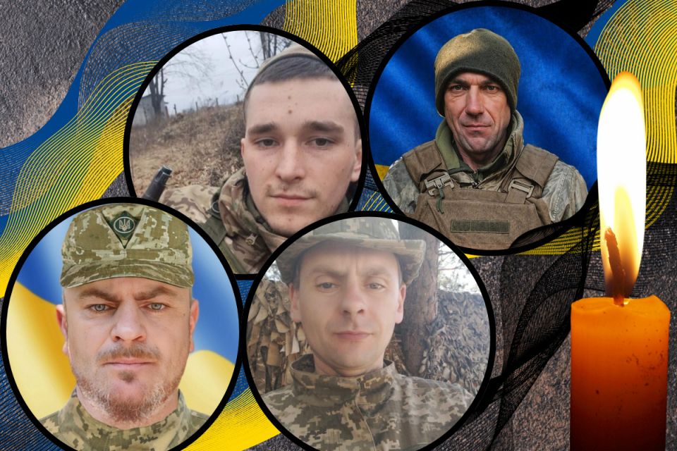 Тернопільщина втратила Захисників Андрія Гучика, Івана Роговського, Вадима Саєнка, Андрія Студеного