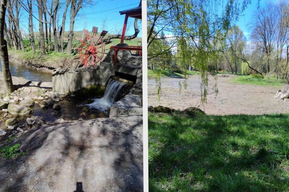 У парку «Сопільче» обмілів ставок і зупинився млин: що відбувається